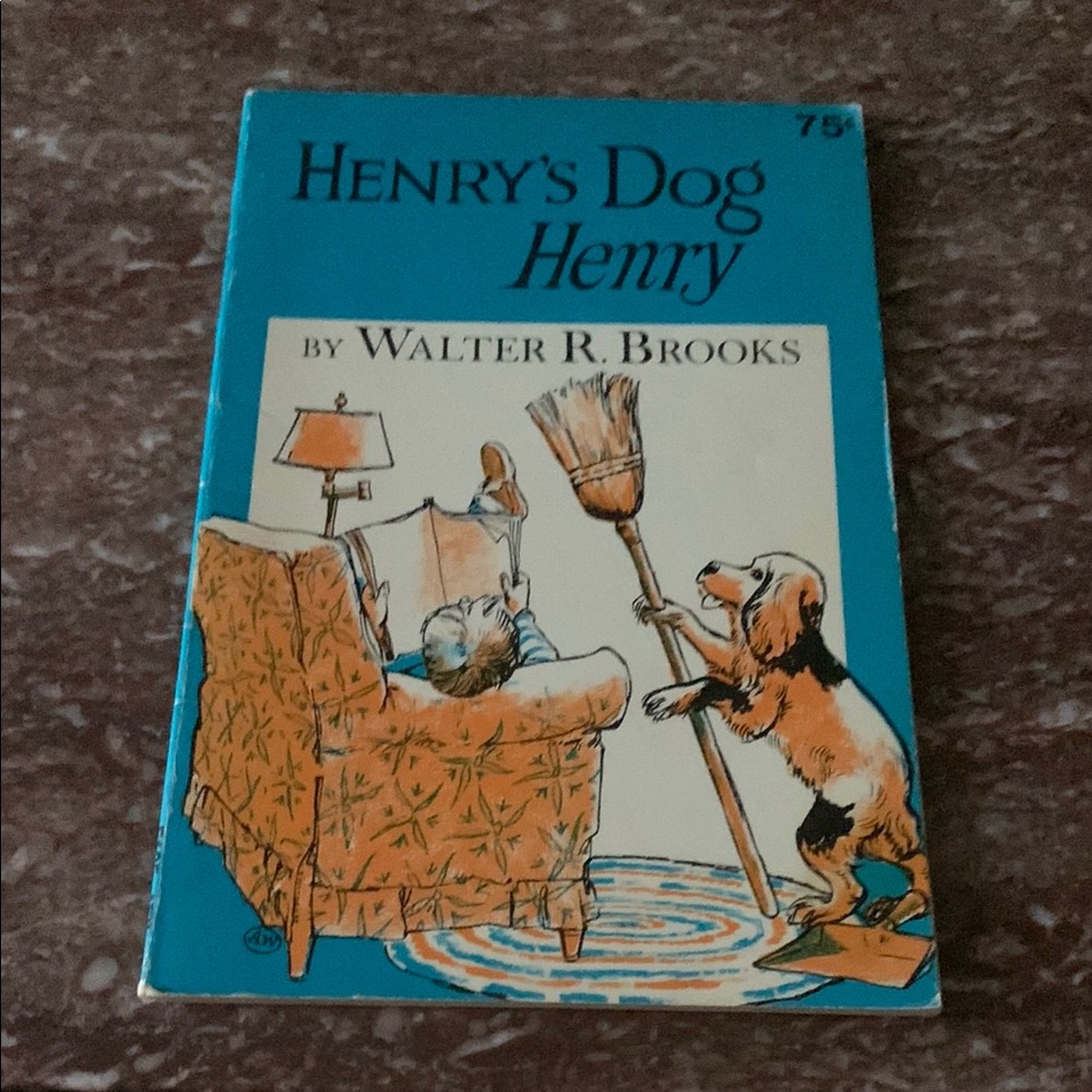 Henry's Dog Henry by Walter R. Brooks - Blue Cover